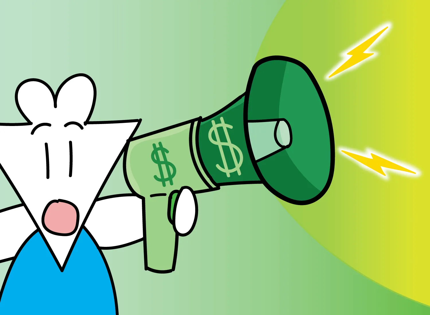 money is the megaphone of identity