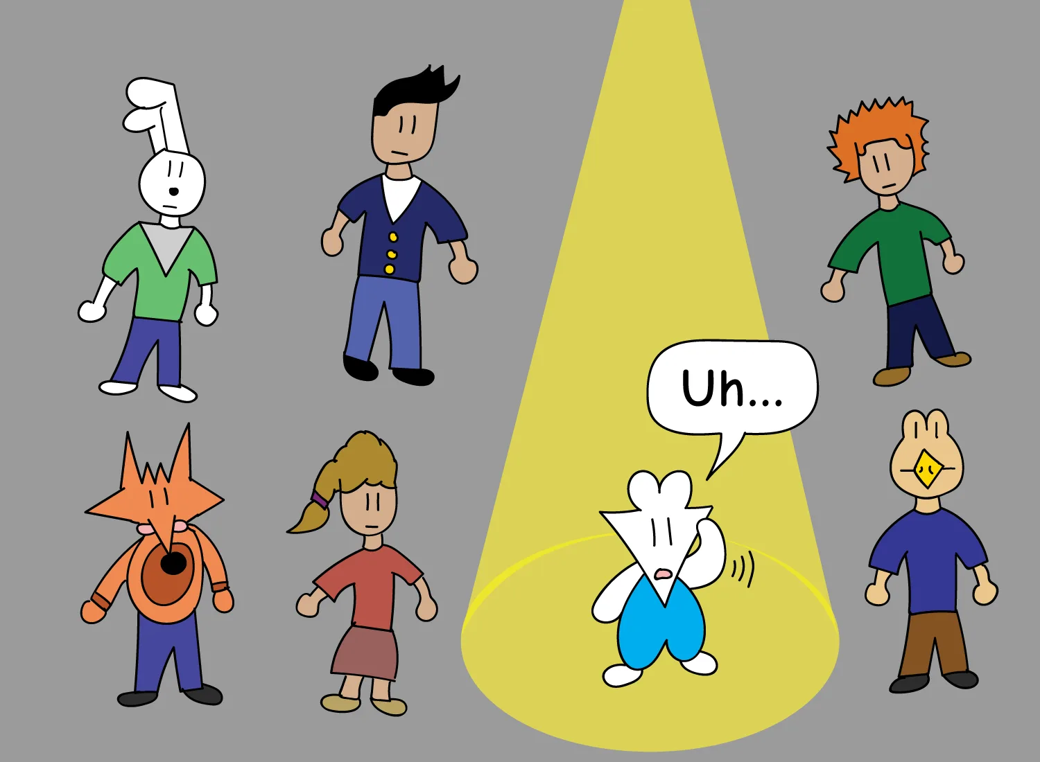 focusing on one person in community